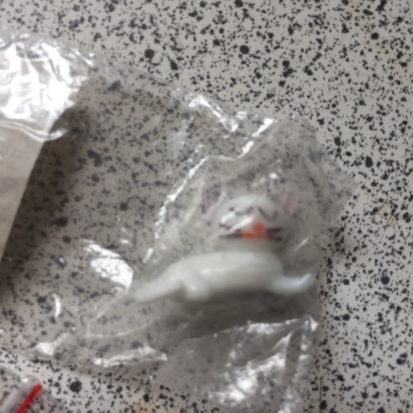 Glass miniature cat family, cat and duck - Picture 4 of 8